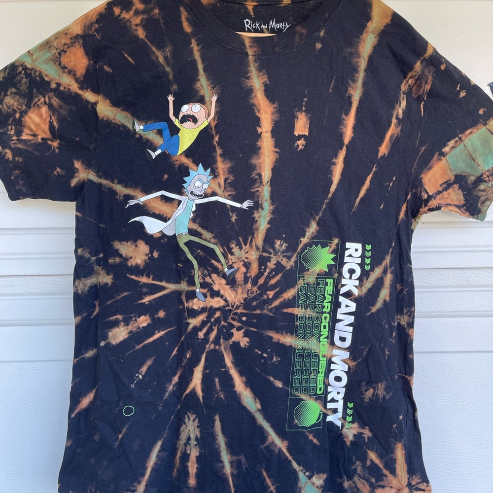 Rick And Morty “Portal Jump” Custom Bleach And Ti… - image 1